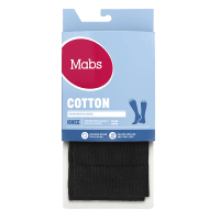 Mabs Cotton Knee Wide Black 1 par XL