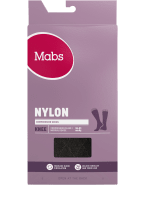 Mabs Nylon Knee Design Black 1 par L