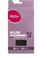 Mabs Nylon Knee Design Black 1 par XL