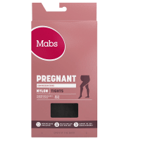 Mabs Nylon Tights Black Pregnant 1 par L