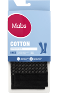 Mabs Cotton Knee Black/Grey 1 par M