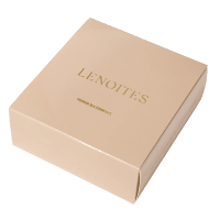 Lenoites Mulberry Silk Scrunchie White