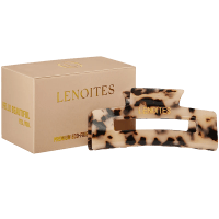 Lenoites Premium Eco-Friendly Hair Claw Nude Leopard