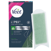 Veet Expert Cold Wax Strips Dry Skin Legs & Body 20 pcs