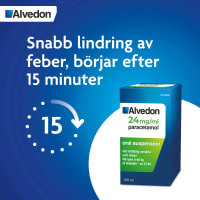 Alvedon Oral suspension 24mg/ml Flaska, 100ml