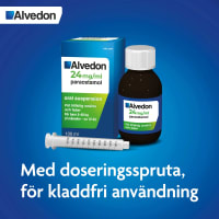 Alvedon Oral suspension 24mg/ml Flaska, 100ml