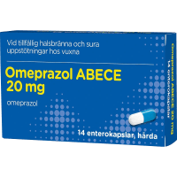 ABECE Omeprazol 20 mg 14 kapslar