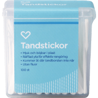 Hjärtats Tandstickor Plast 100 st