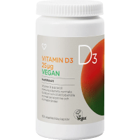 Hjärtats Vitamin D3 25µg Vegan Kapsel 100 st