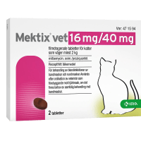 Mektix vet Filmdragerad tablett 16mg/40mg Blister, 2st