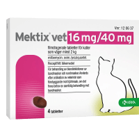 Mektix vet Filmdragerad tablett 16mg/40mg Blister, 4st