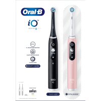 Oral-B iO6 Duo Svart/Rosé