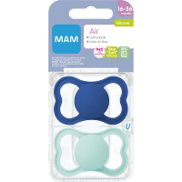 MAM Air Silicone Blue 16-36 mån