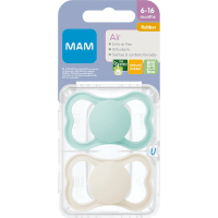 MAM Air Natural Rubber Neutral 6-16 mån