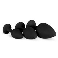 EasyToys Diamond Butt Plug Set 3 st