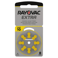 Rayovac Extra Hörapparatsbatterier 10 Gul 8st