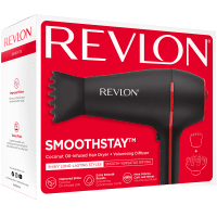 Revlon Smoothstay Coconut Oil-Infused Hair Dryer + Volumising Diffuser