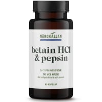 Närokällan Betain HCL & Pepsin 90 kapslar