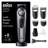 Braun Skäggtrimmer BT7420 Svart/Grå