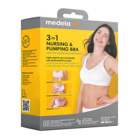 Medela 3-i-1 Amnings- och Pumpnings-BH Svart XXL