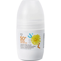 Hjärtats Sol roll-on Barn Oparfymerad SPF50+ 50 ml