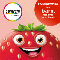 Centrum Multigummies barn smak av jordgubb