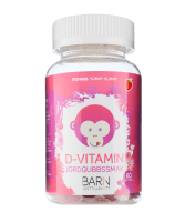 Monkids D-vitamin Barn Jordgubb 60 st