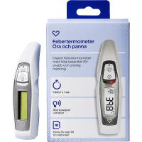 Hjärtats Febertermometer öra och panna