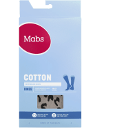 Mabs Cotton Knee Grey Leopard XL