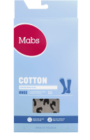 Mabs Cotton Knee Grey Leopard XXL