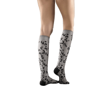 Mabs Cotton Knee Grey Leopard XXL