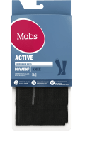 Mabs Comp Active Dryarn Knee Black S