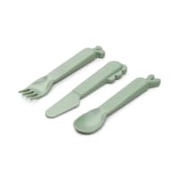 Done by Deer Kiddish Cutlery Set Deer Friends Green