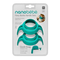 Nanobébé Handtag Flexy flaska 2-pack Turkos