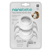 Nanobébé Handtag Flexy flaska 2-pack Vit