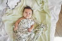 Elodie Bamboo Muslin Blanket Dalmatian Dots 0-3 år