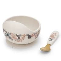 Elodie Silicone Bowl Set Blue Garden Placement 0-3 år