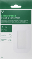 Hjärtats Snabbförband Sterilt Vattenfast 5,4cm x 7,6cm 5st