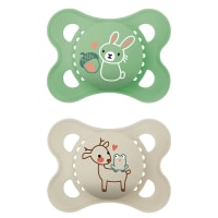 MAM Original Napp 0-6 mån Silk Mixade Färger 2-pack