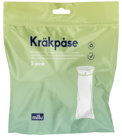 Millu Kräkpåse 100% återvunnen plast 5-pack