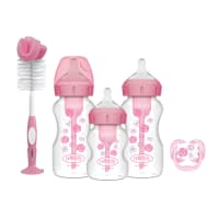 Dr Brown's WideNeck Options+ Pink Gift Set