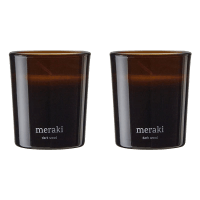 Meraki Doftljus Dark Wood 2x60g