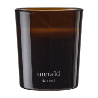 Meraki Doftljus Dark Wood 2x60g