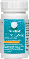 Xerodent sugtablett 28,6 mg/0,25 mg 90 st