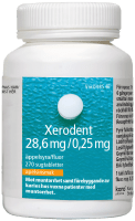 Xerodent sugtablett 28,6 mg/0,25 mg 270 st