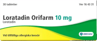 Loratadin Orifarm tablett 10 mg 30 st