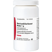 Natriumbikarbonat Meda tablett 1 g 100 st