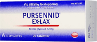 Pursennid Ex-Lax dragerad tablett 20 st