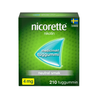 Nicorette medicinskt tuggummi 4 mg 210 st