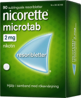 Nicorette Microtab resoriblett 2 mg 90 st